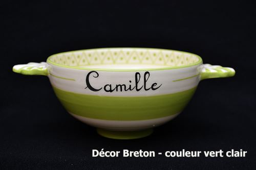 Bol personnalisable décor Breton