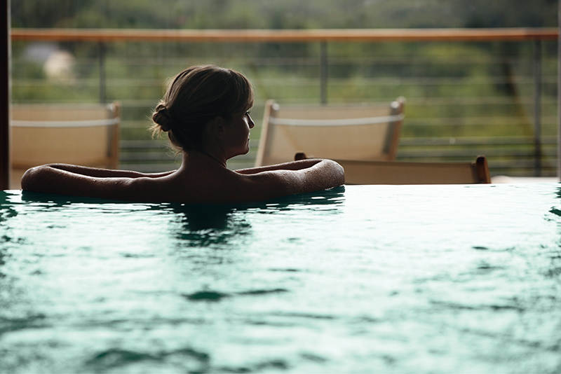 Détente dans l'eau - La Grée des landes